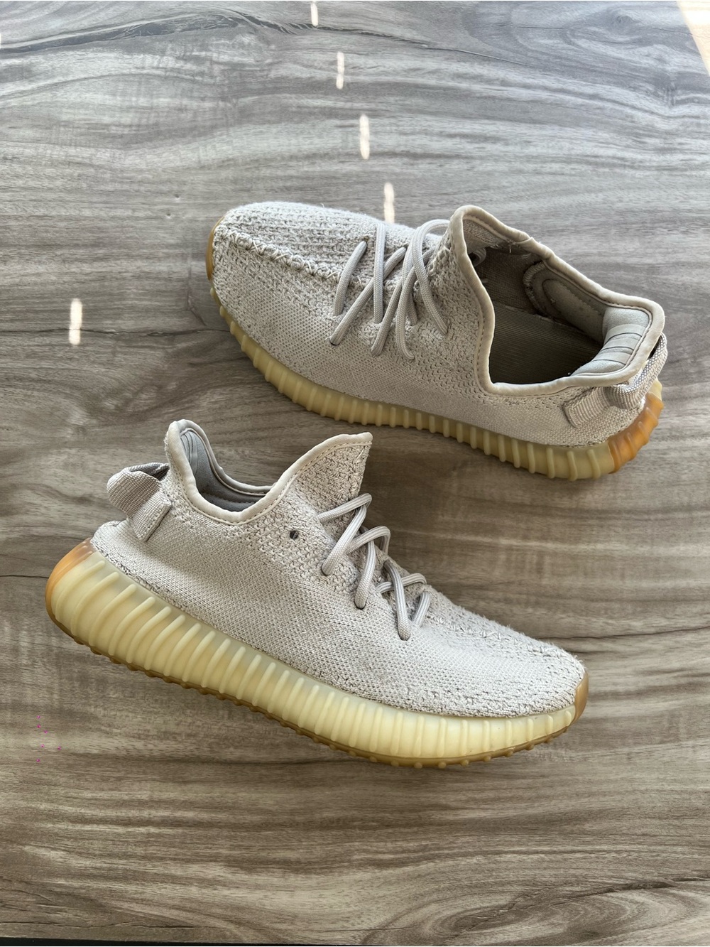 Size 5 Men’s/ 6.5 Women’s - adidas Yeezy Boost 350 V2 Low Sesame